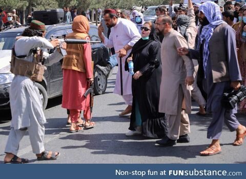 If bravery had a face - image of Afghans demonstrating against Taliban fearlesly