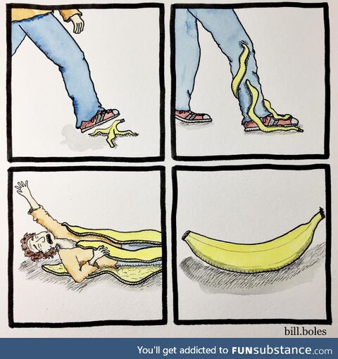 Banana peeled