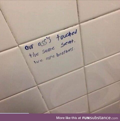 The best piece of bathroom graffiti