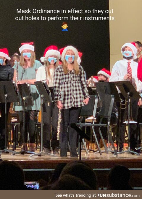 Unforgettable christmas band recital