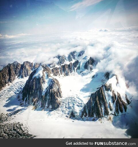 Mountain bowl inside Denali National Park