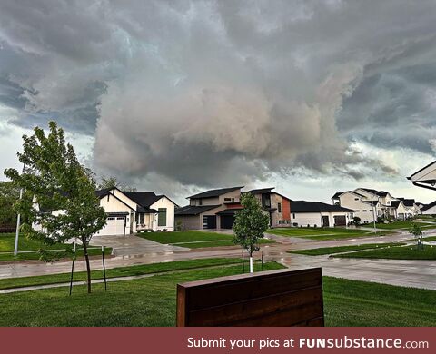 Yesterday’s storm in West Des Moines