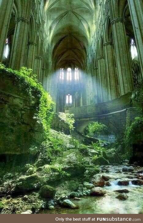 Abandoned church St Etienne Paris