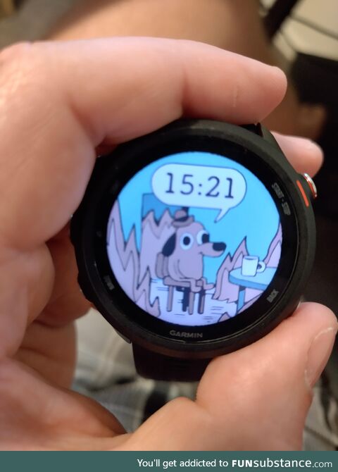 Found a perfect watch face for Australian summer