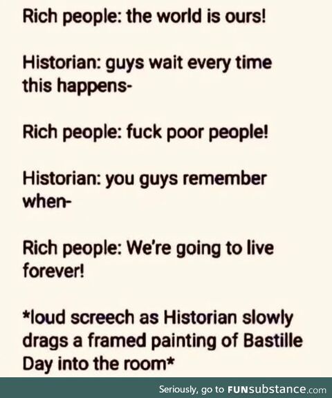 People literally celebrate these events!