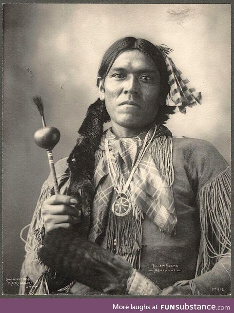 Yellow magpie, arapaho man, 1898