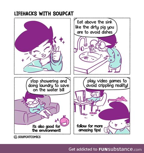 Lifehacks with soupscat