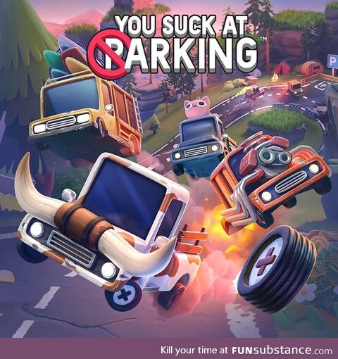 You'll laugh and cry as you race through crazy courses attempting to park your car and