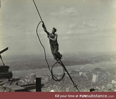 Ironworker on the Empire State Building, 1931