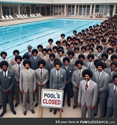 Pools closed