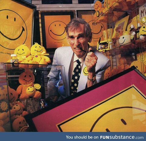 Inventor of the smiley face