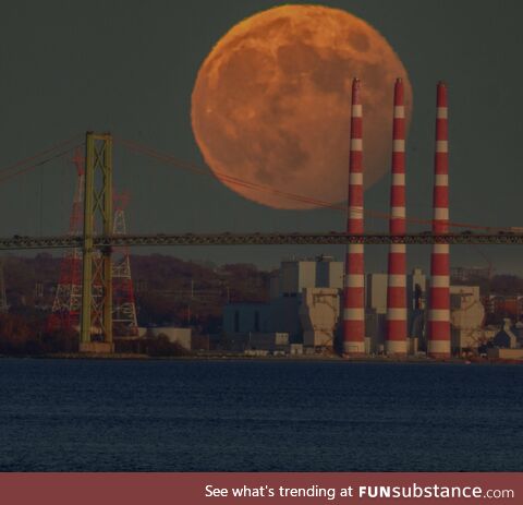 October full moon east coast Canada