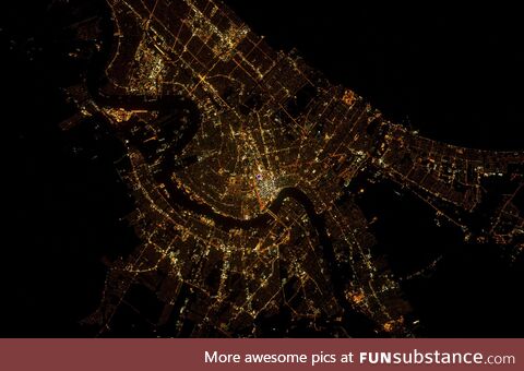 New Orleans from space