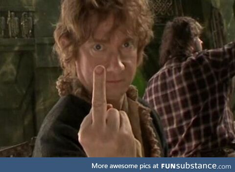 Bilbo. Motherf*cking. Baggins