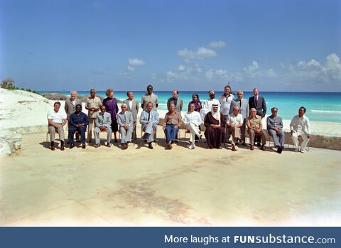 Heads of State and Dictators at the Beach in 1981