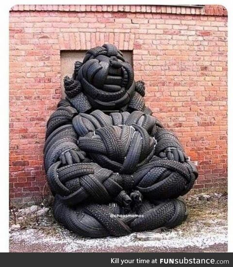 Tired buddha