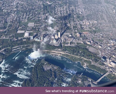 Niagara Falls from 20000ft