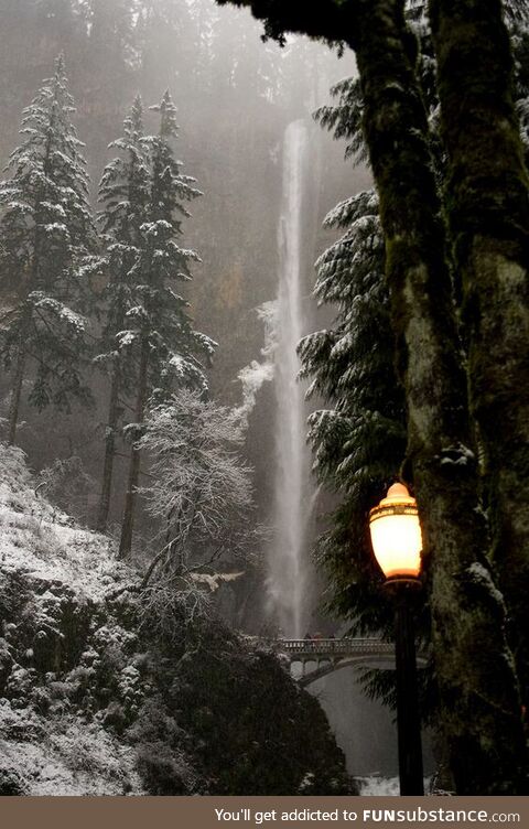 Multnomah Falls in Oregon