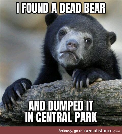 RFK Jr. Admitted to dumping a dead bear in a park