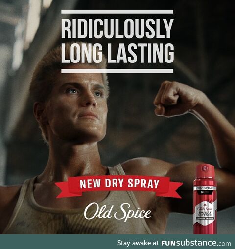 In this ad, Dolph Lundgren faces his toughest enemy yet… sweat. JK, we deepfaked him