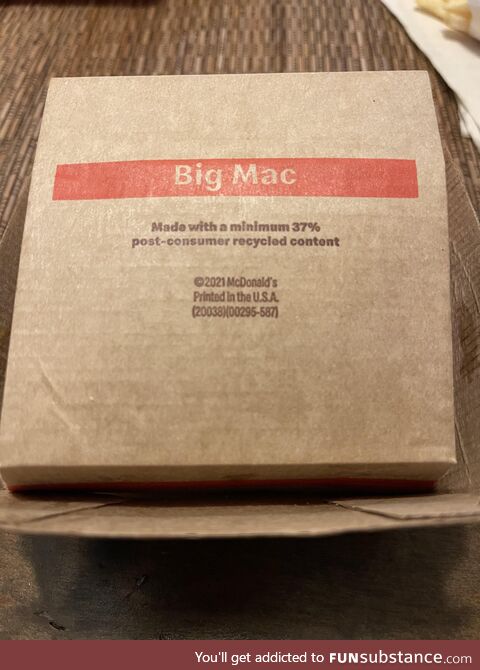 The box or the Big Mac?