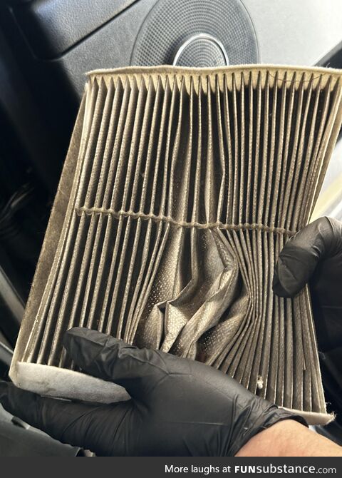 PSA: Take a moment and have a peek at your cabin air filter… Bonus: It’s easy and