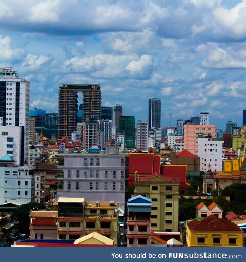 Phnom Penh from the 15th floor