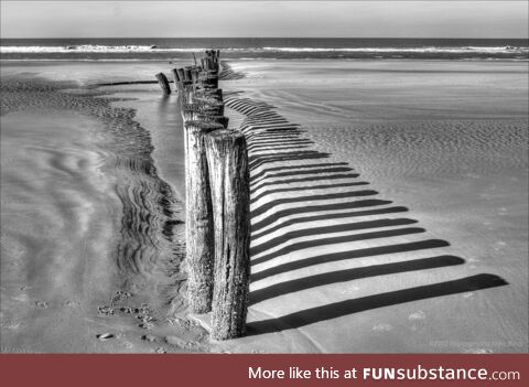 Pole position - Dutch beach at Hargen today