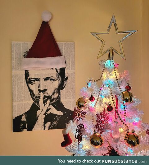 My girlfriend wanted me to take David Bowie down but I had a better solution! She hates