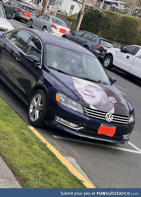 This car I saw on the way home from work