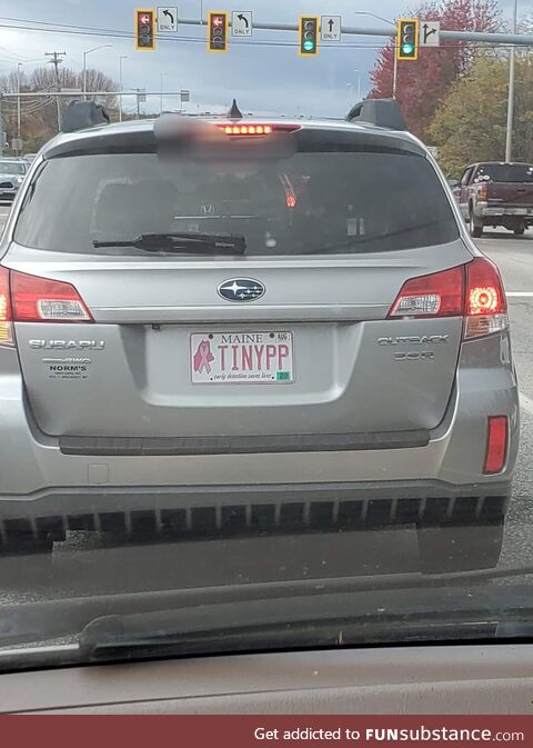 I would usually blur the license plate, but in this case