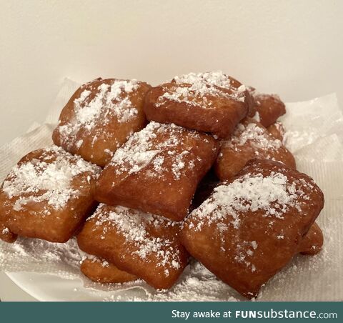 Some beignets I made seeing “The Princess and the Frog”