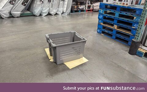 Told an employee there was a roof leak in their store. He may have not thought this