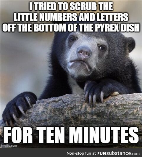 It must be really dirty down there