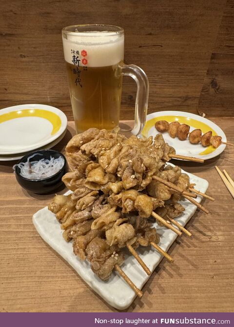 Japan, Fukuoka this whole meal was $5