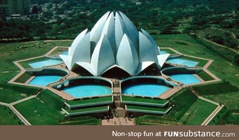 Lotus temple dehli, india