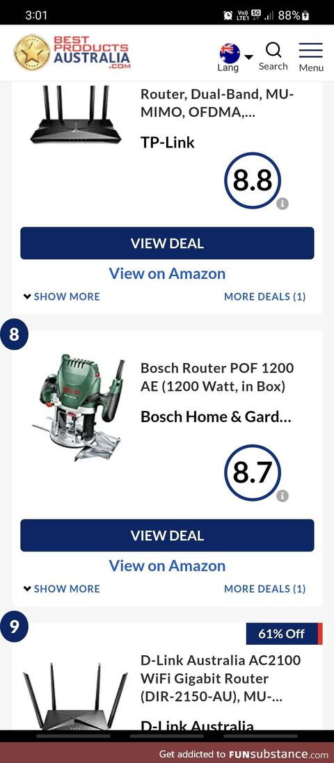 Number 8 best modem router in Australia