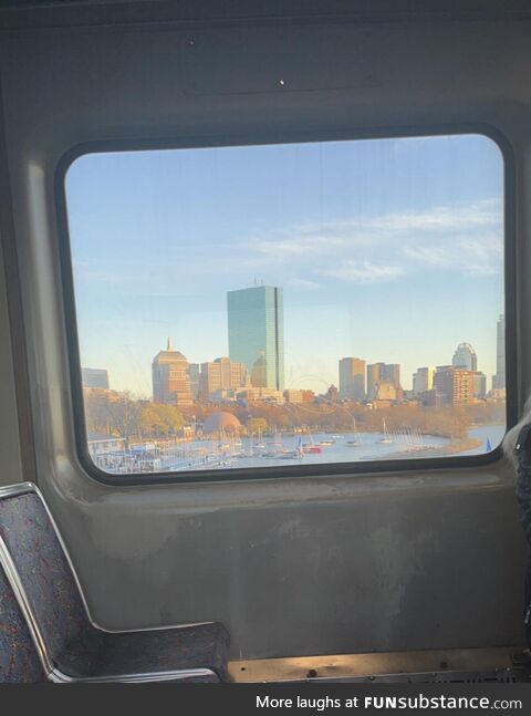 [OC] From the red line in Boston, Ma