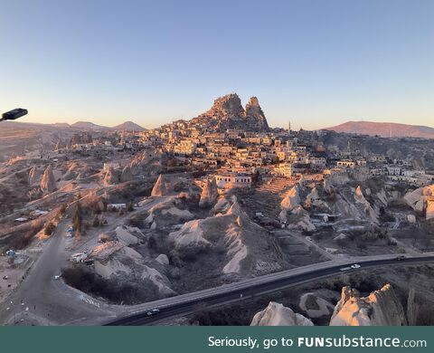 [OC] View from Hot Air Balloon in Cappadocia, Turkey