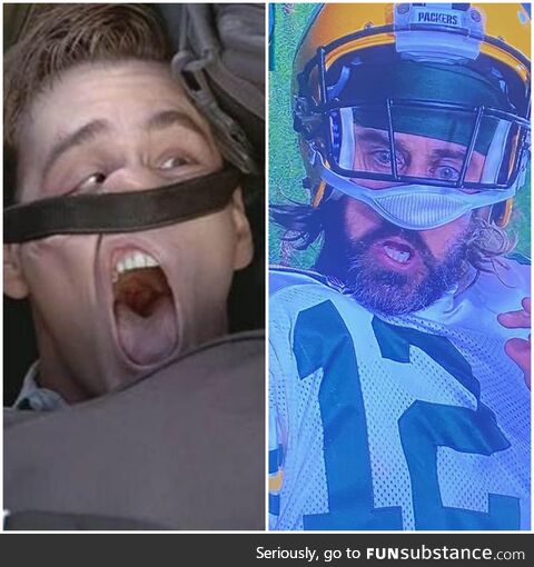 Jim Carrey getting the Rodgers rate