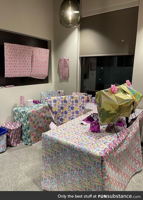 Managers office is all prepped and ready for tomorrow