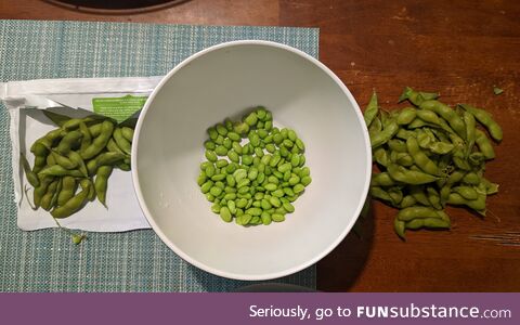 This year for Halloween, we're giving out green M&Ms