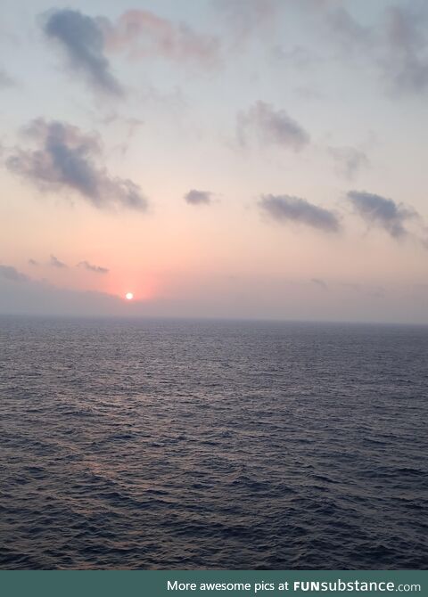 Another beautiful sunrise on the big pond
