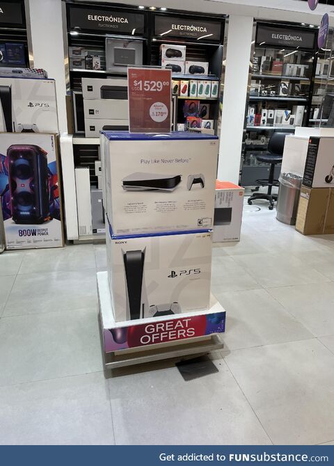 PS5 price at the duty free- Buenos Aires
