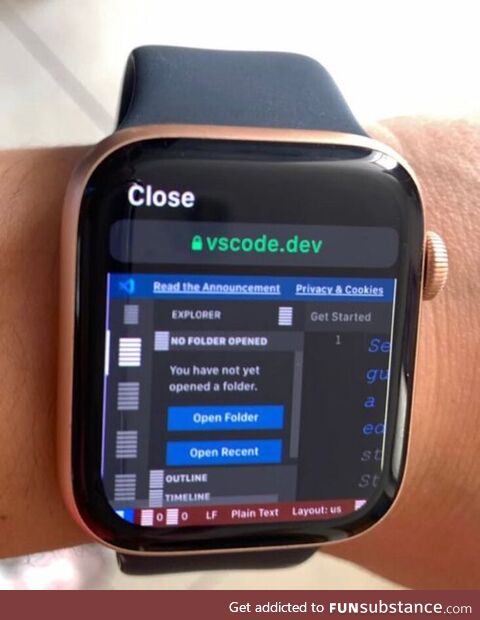 What's your excuse for not coding on your wrist?