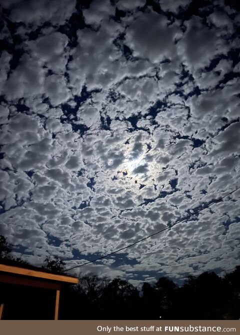 The sky over east Texas looked wicked the other night