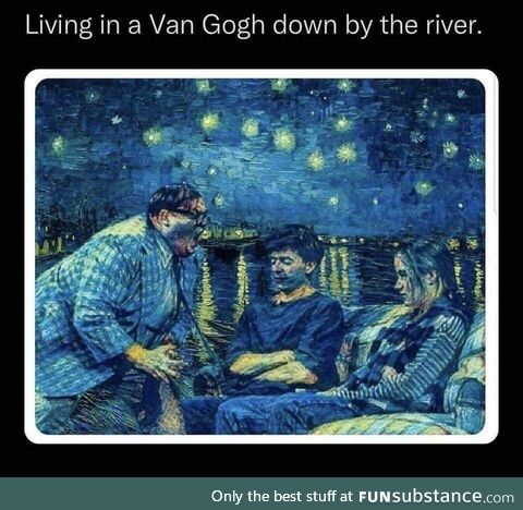His speech is called, "Van Gogh for it!"