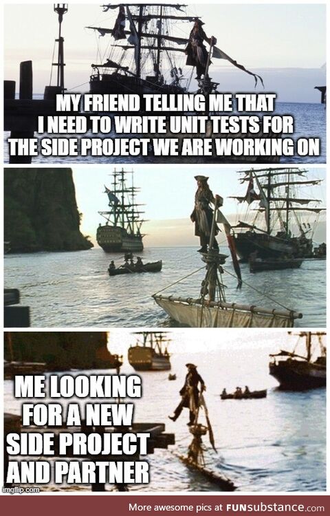 Unit tests in side projects