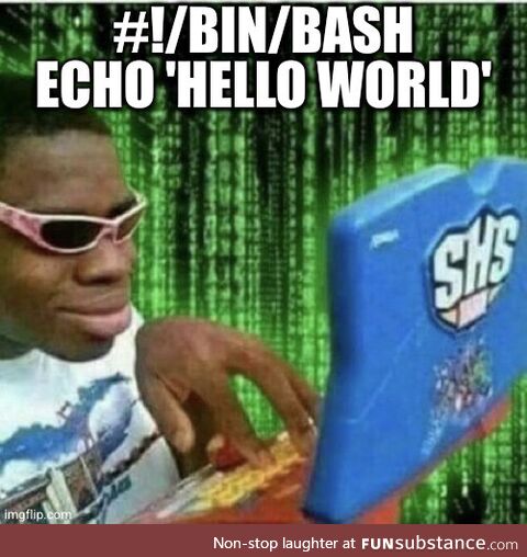 When you start bash