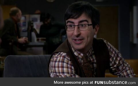 John Oliver as the sexy Professor Ian Duncan
